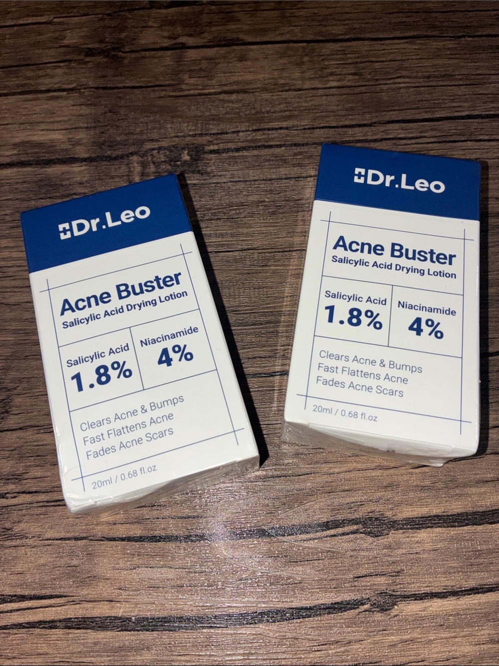 Acne Buster Salicylic Acid Drying Lotion - White & Blue
